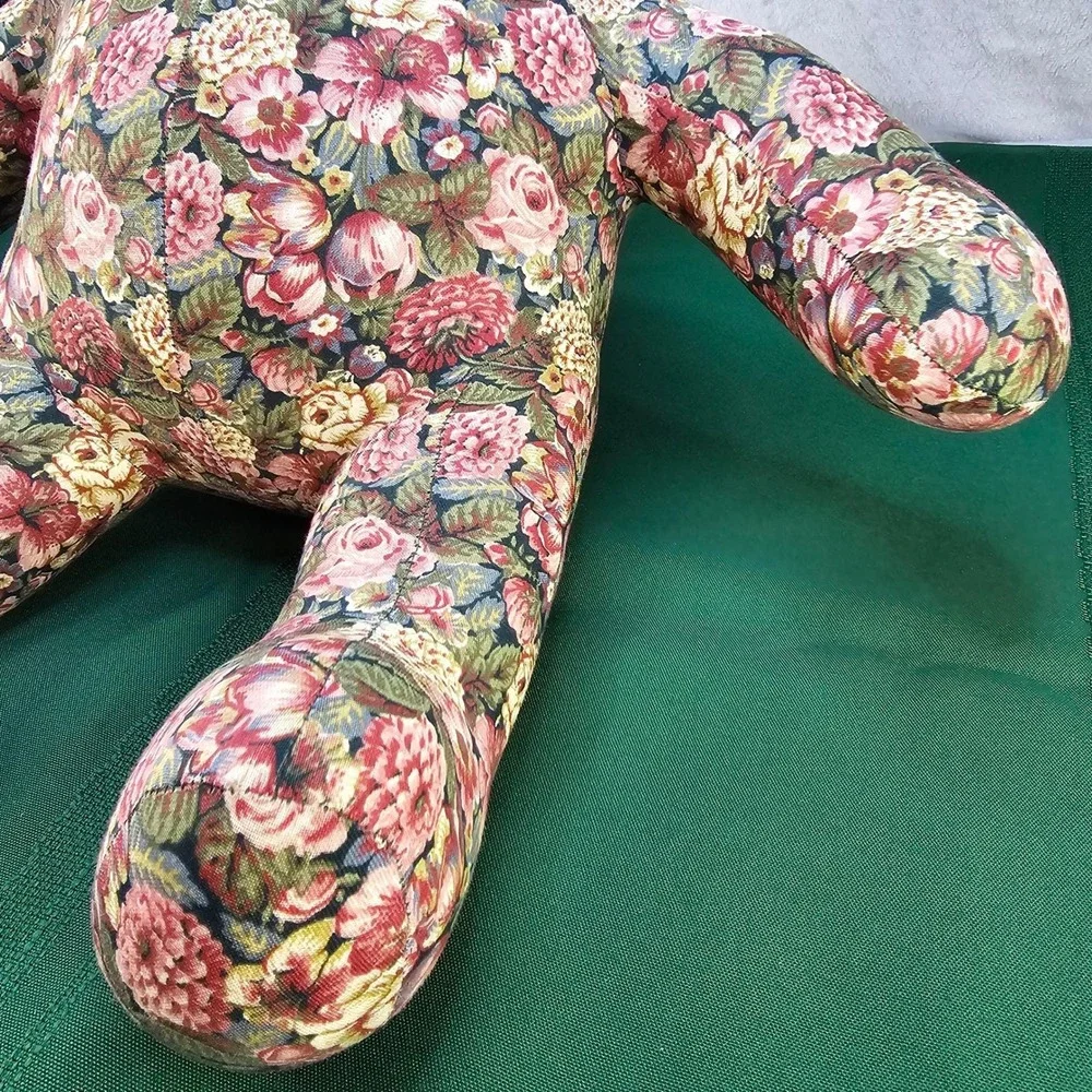 Floral Teddy‎ Bear Plush Stuffed Animal Accent Decor Nursery Baby Shower Gift